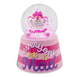 Silver Buffalo - Disney Alice in Wonderland Cheshire Cat Mini Light-Up Snow Globe | 3 Inches Tall - Purple