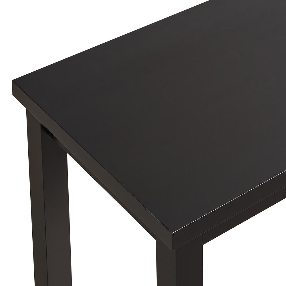 Alt View 2. Carolina Chair & Table - Waverly Thick Top Bar Table - Antique Black - Antique Black.