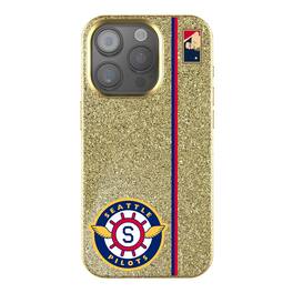Keyscaper - Cooperstown Teams - Seattle Mariners - Seattle Pilots Cooperstown Collection iPhone Bling Case - 15 - Gold
