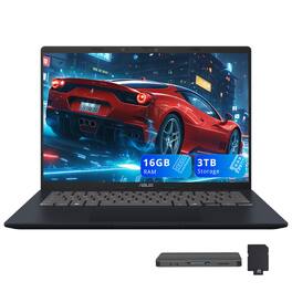 ASUS - Vivobook 14" WUXGA Laptop,Snapdragon X,16GB RAM,2TB SSD+1TB Dock Station,Qualcomm Adreno Graphics,Win 11 - Blue