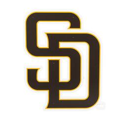Evergreen Enterprises - San Diego Padres 23" Layered Metal Wall Art Sign - Multicolor