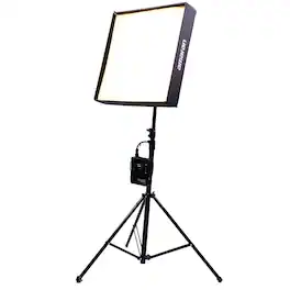 Amaran - F22c 2x2' 200W RGBWW Flexible LED Mat Fixture, Gold-Mount