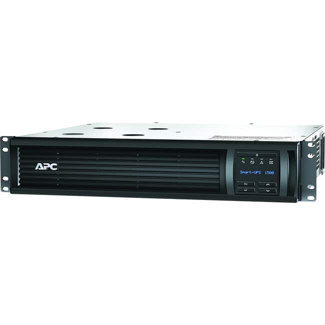 APC - by Schneider Electric Smart-UPS 1500 LCD RM 2U 100V - 2U Rack-mountable - 4 Hour Recharge - 110 V AC Input - 100 V - Black