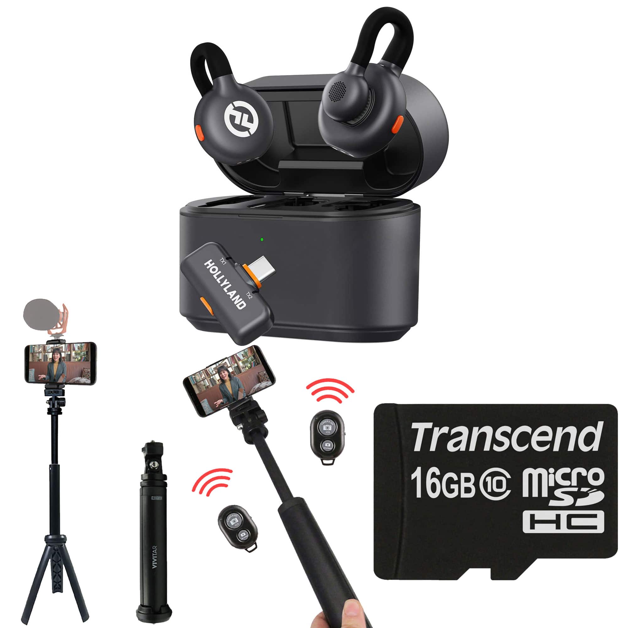 HOLLYLAND LARK M2S Wireless Mic System for Mobile Device