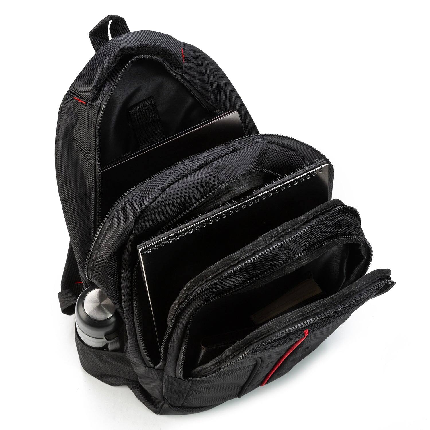 Alt View 1. DUKAP - Cruiser  Executive Backpack for Laptops up to 15.6''-Inches - BLACK.
