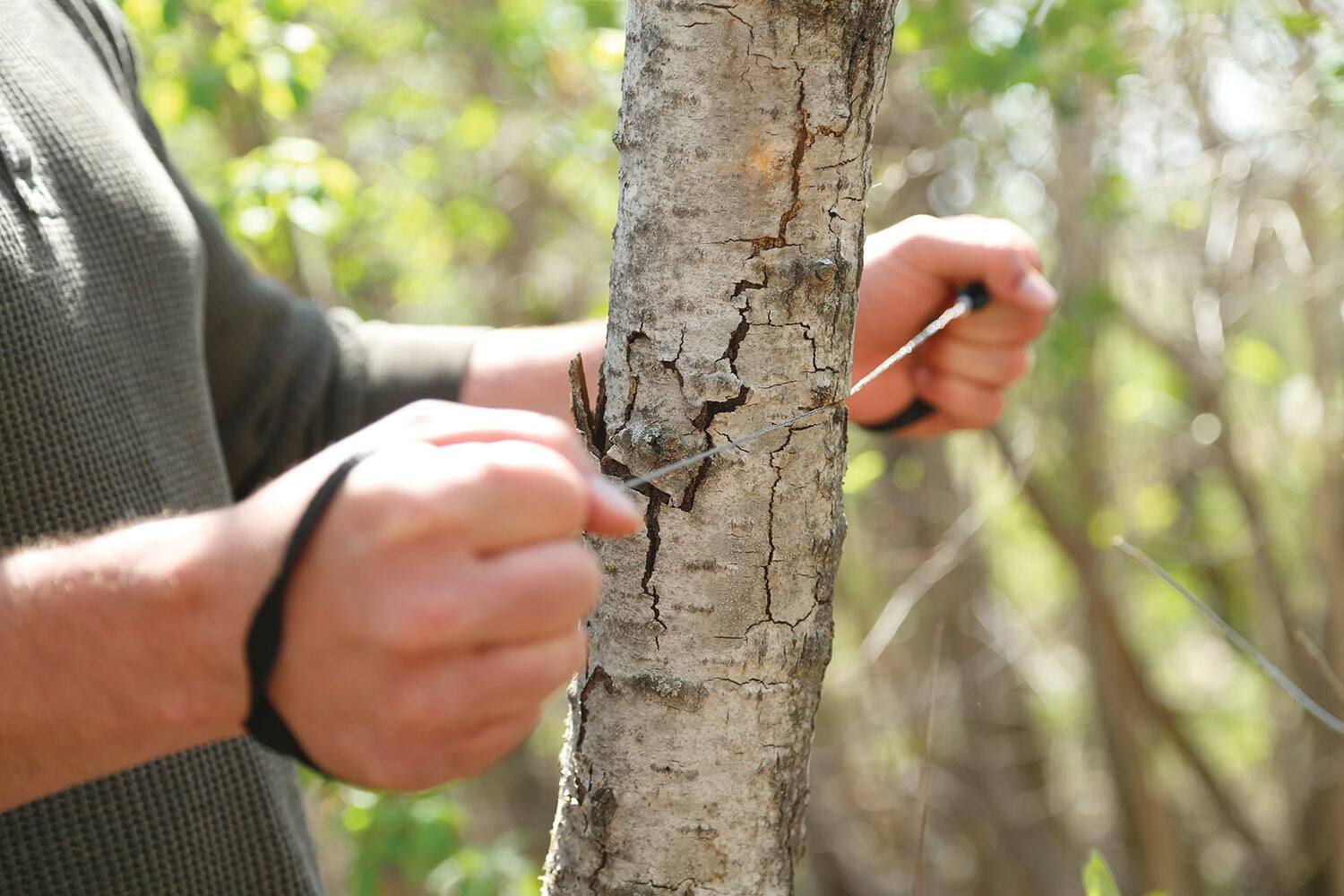 Alt View 2. Coghlan’s - Coghlan's Commando Saw, 20" Wire Cutting Surface, Cuts Wood and Other Material - Silver.