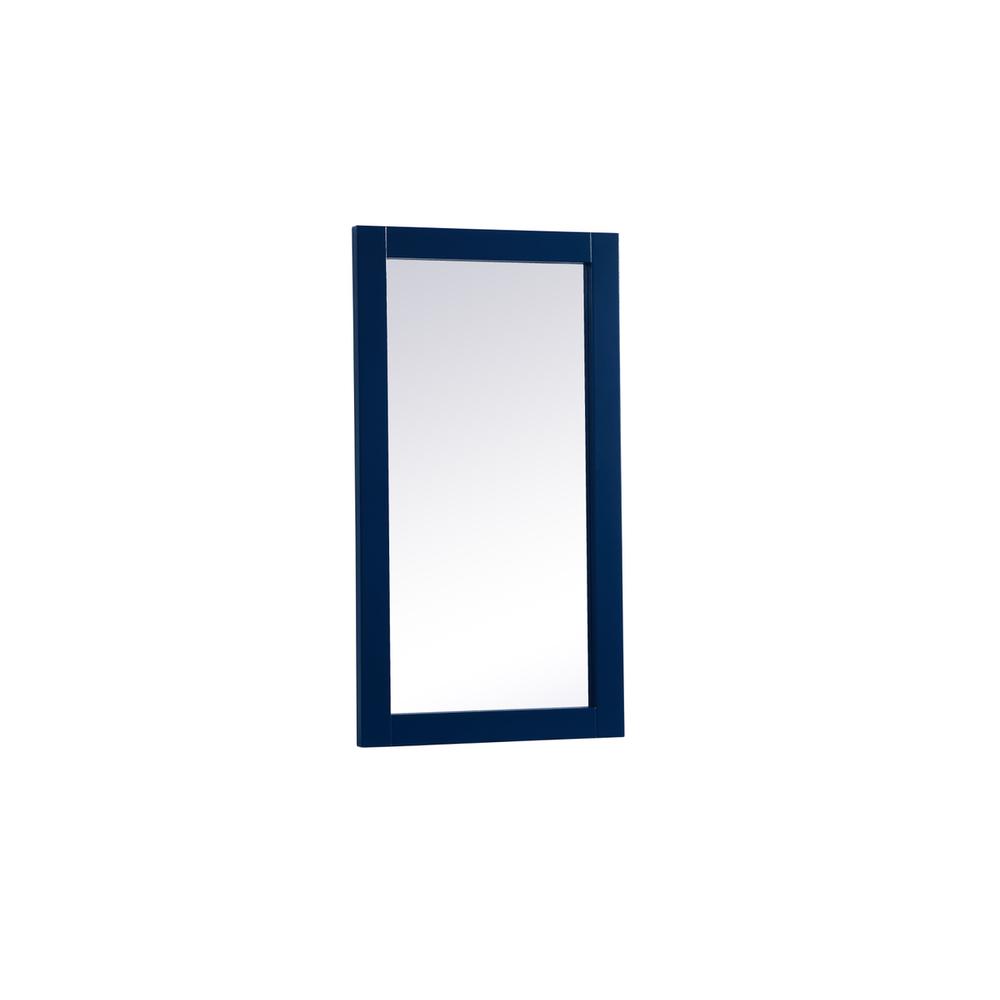 Alt View 1. Elegant Decor - Aqua vanity mirror 18x32 inch in blue - Blue.