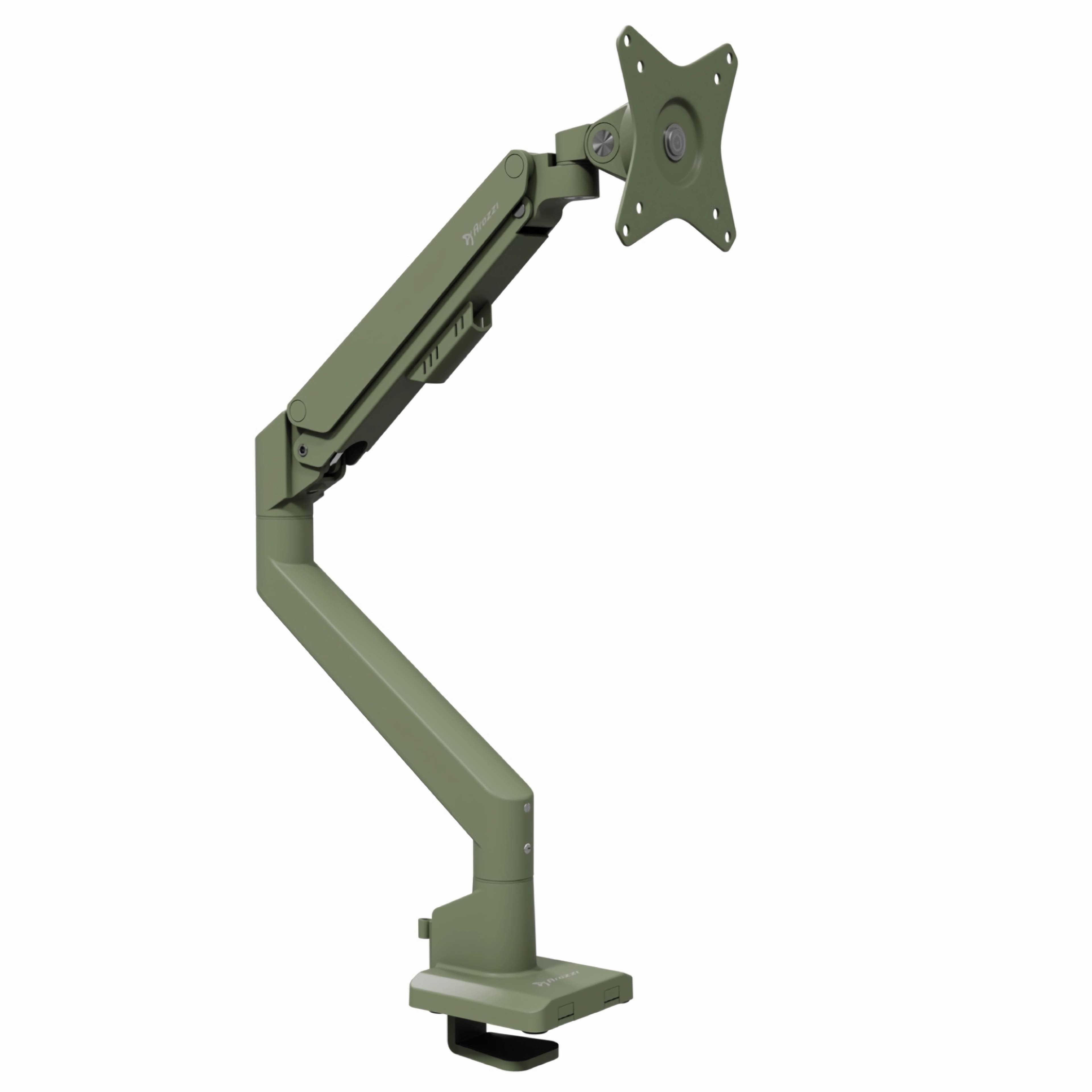 Arozzi Alzare Neo Gas Spring Single Monitor Arm – Tilt, Swivel