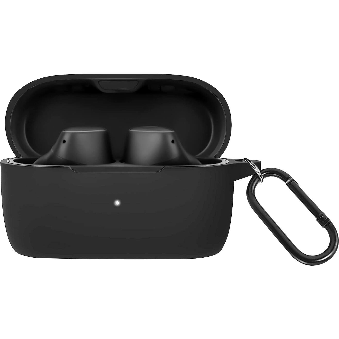 Alt View 11. SaharaCase - Anti-Slip Silicone Case for Jabra Elite 4 Headphones - Black.