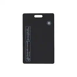 Cluzine - Positioning Tracker Ultra-Thin Waterproof Smart Anti-Lost Card Compatible with iOS & Android - Black