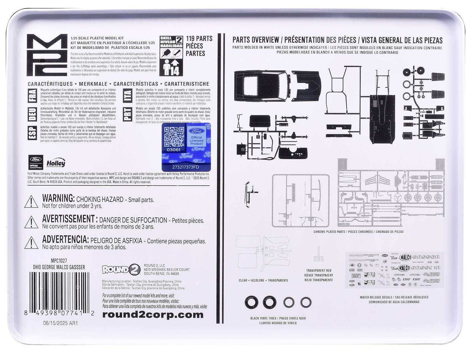 Sure, here is the corrected and grouped text from the image:

---

**1/25 SCALE PLASTIC MODEL KIT**

**KIT MAQUETTE EN PLASTIQUE 1/25**

**KIT DE MODELISMO DE PLASTICO ESCALA 1/25**

**KIT MODELLO PLASTICO SCALA 1/25**

**KIT MODELLO PLASTICO SCALA 1/25**

**KIT MODELLO PLASTICO SCALA 1/25**

**KIT MODELLO PLASTICO SCALA 1/25**

**KIT MODELLO PLASTICO SCALA 1/25**

**KIT MODELLO PLASTICO SCALA 1/25**

**KIT MODELLO PLASTICO SCALA 1/25**

**KIT MODELLO PLASTICO SCALA 1/25**

**KIT MODELLO PLASTICO SCALA 1/25**

**KIT MODELLO PLASTICO SCALA 1/25**

**KIT MODELLO PLASTICO SCALA 1/25**

**KIT MODELLO PLASTICO SCALA 1/25**

**KIT MODELLO PLASTICO SCALA 1/25**

