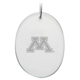 Jardine - Minnesota Golden Gophers 2.75'' x 3.75'' Glass Oval Ornament - Multicolor