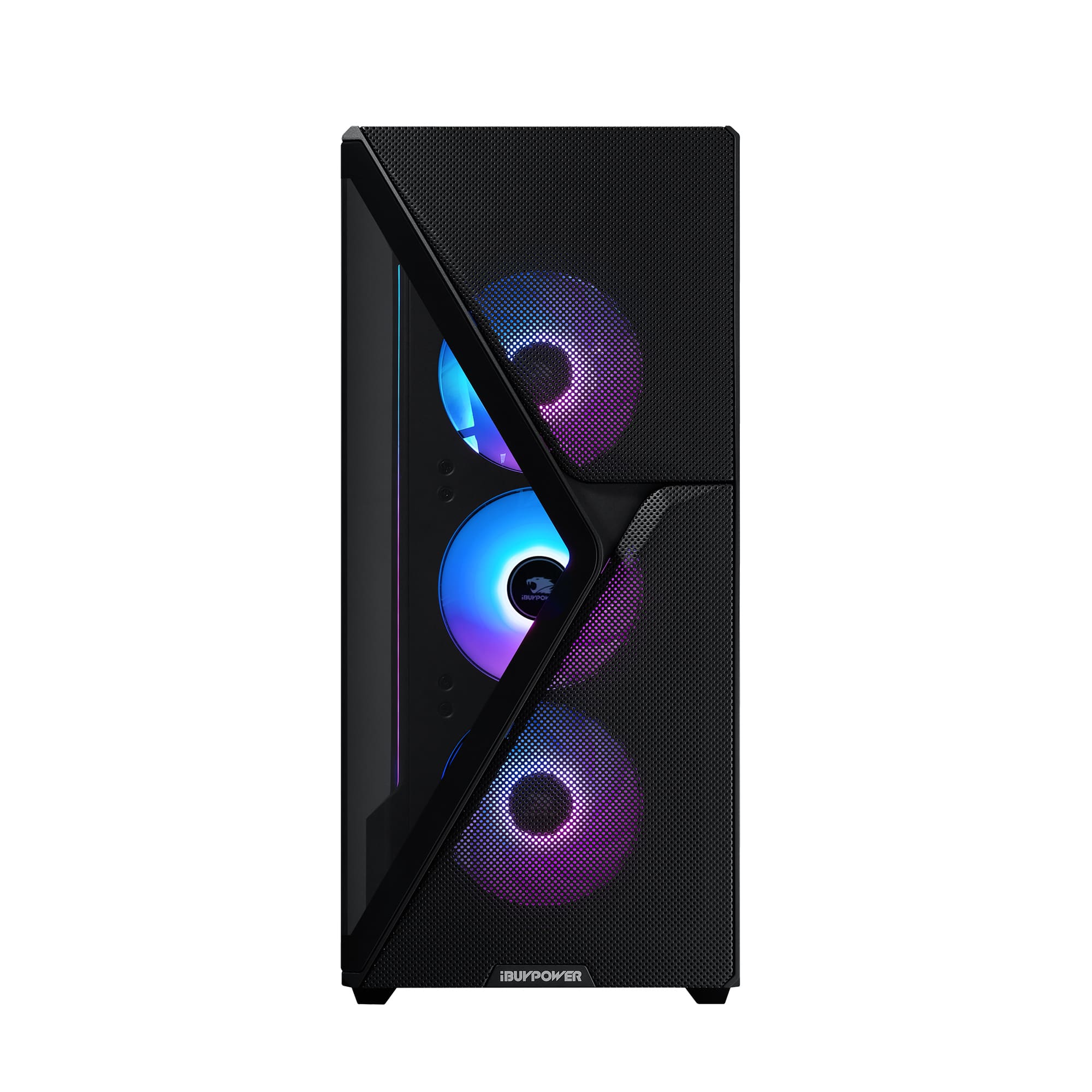 Alt View 6. iBUYPOWER - iBUYPOWER - Slate 8 MESH Gaming Desktop PC - AMD Ryzen 7 7800X3D, AMD Radeon RX 7700 XT 12GB, 32GB DDR5 RGB,1TB NVMe - Black.
