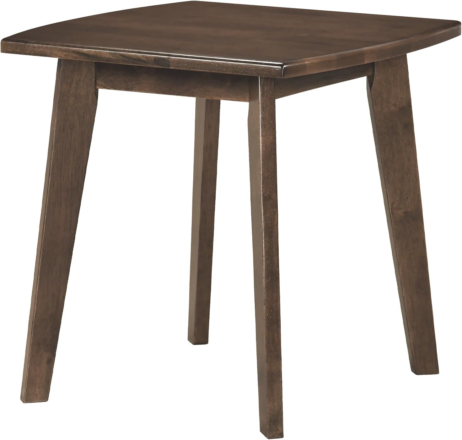 Gymax - 17'' Solid Wood Side Table w/Thickened Top & Curved Edge for Living Room Bedroom - Brown price history on PriceWatchPro
