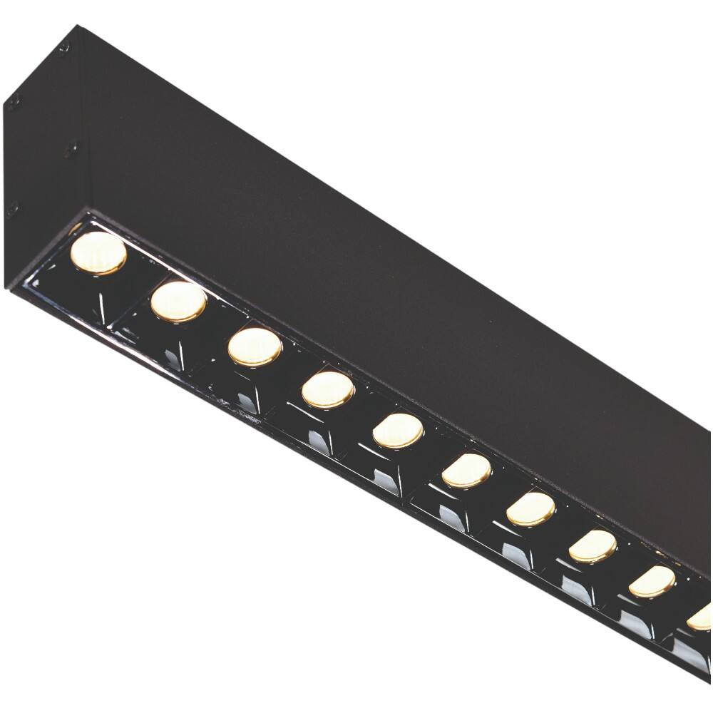 Back. CWI Lighting - Pienza 52 in LED Integrated Black Chandelier - Black.