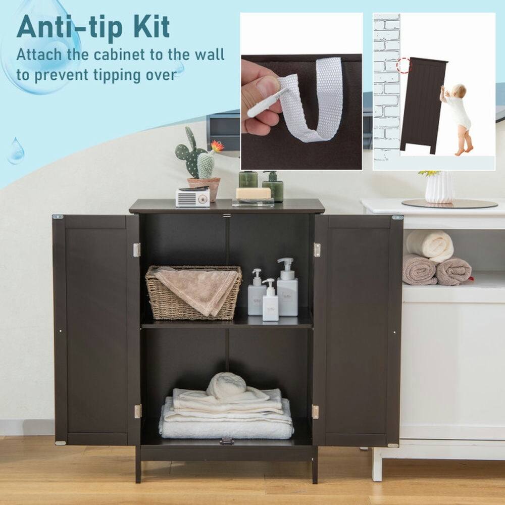 Anti-tip Kit  
Attach the cabinet to the wall to prevent tipping over