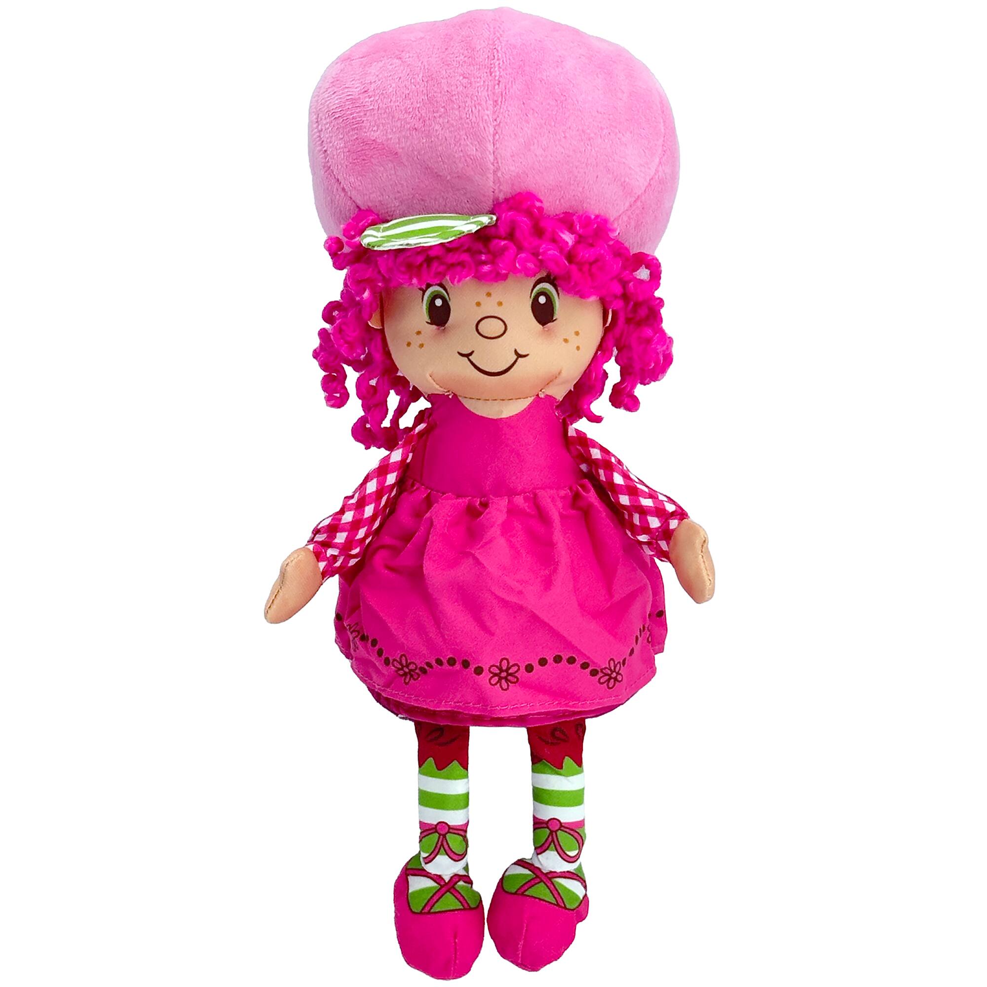 Front. Idea Tank - Strawberry Shortcake: Pop 'n' Flip - Raspberry Torte - 9" Plush Doll - Pink.