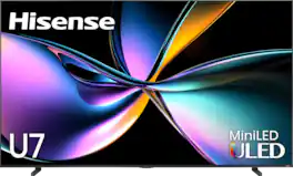Hisense - 116" Class U75QG Mini-LED Series QLED UHD 4K Smart Google TV (2025)
