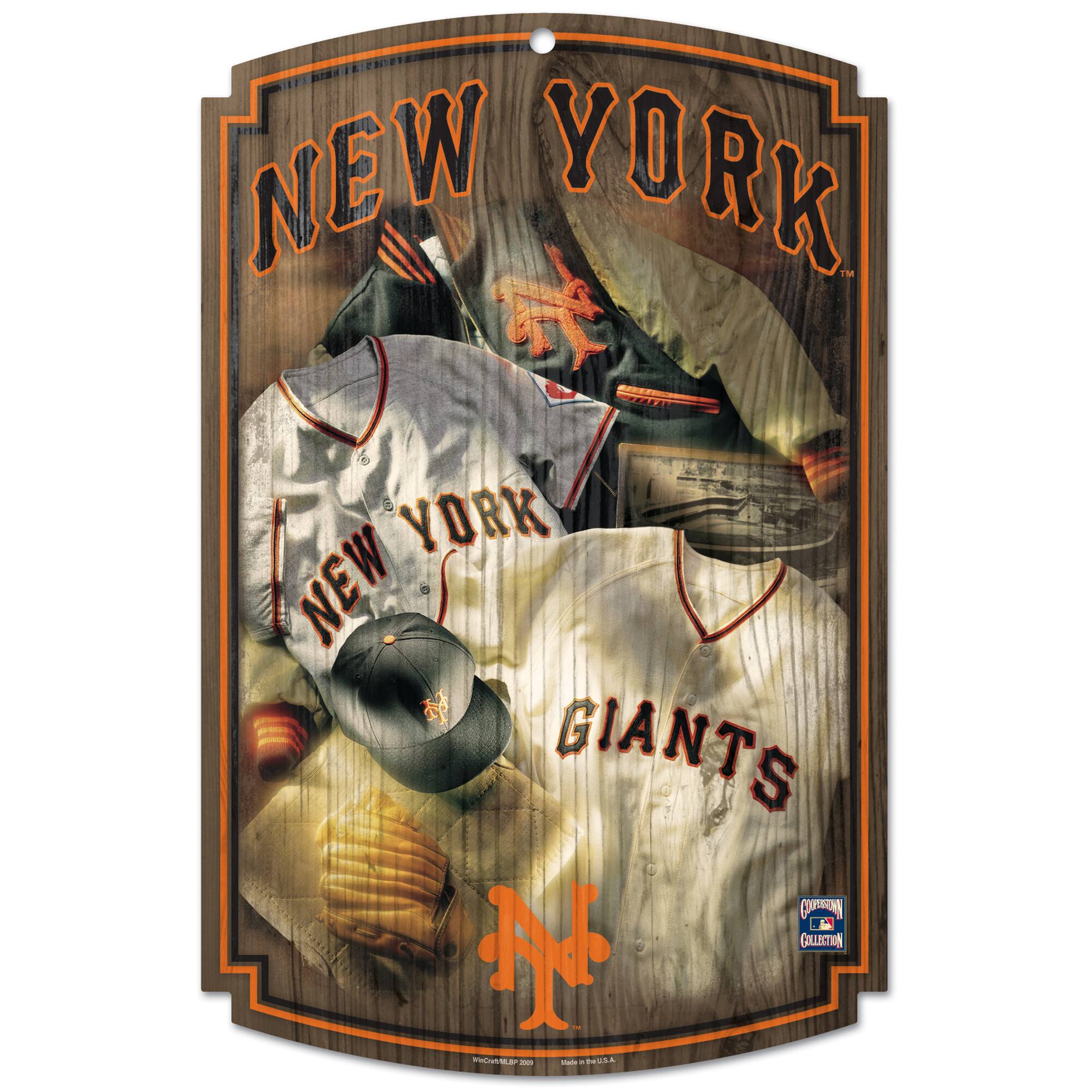 San Francisco Giants 11'' x 17'' Cooperstown Wood Sign