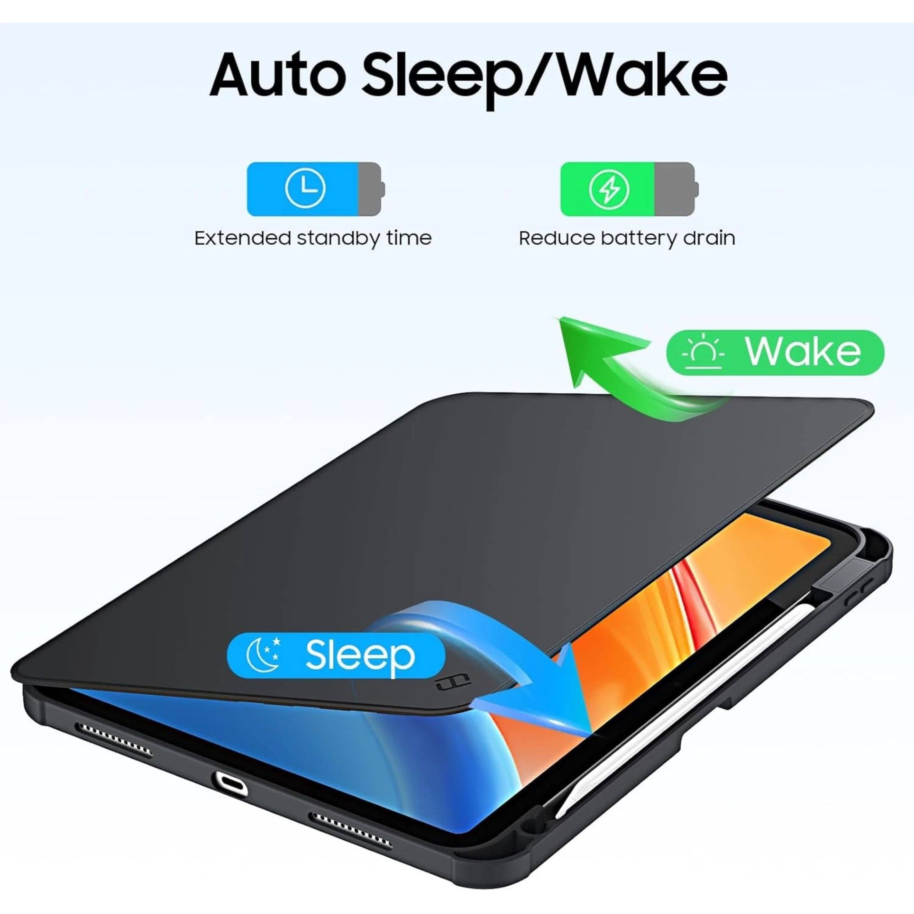 Auto Sleep/Wake

Extended standby time
Reduce battery drain

Wake
Sleep