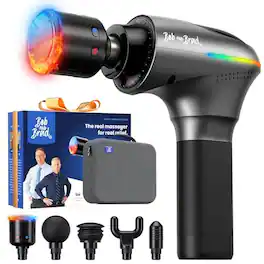 DORLUKFU - A2 Pro Massage Gun with Heat and Cold Therapy, FSA Eligible/HSA Eligible, Professional Percussion Massage Gun Deep