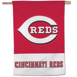 WinCraft - Cincinnati Reds 28" x 40" Applique Vertical Banner - Multicolor