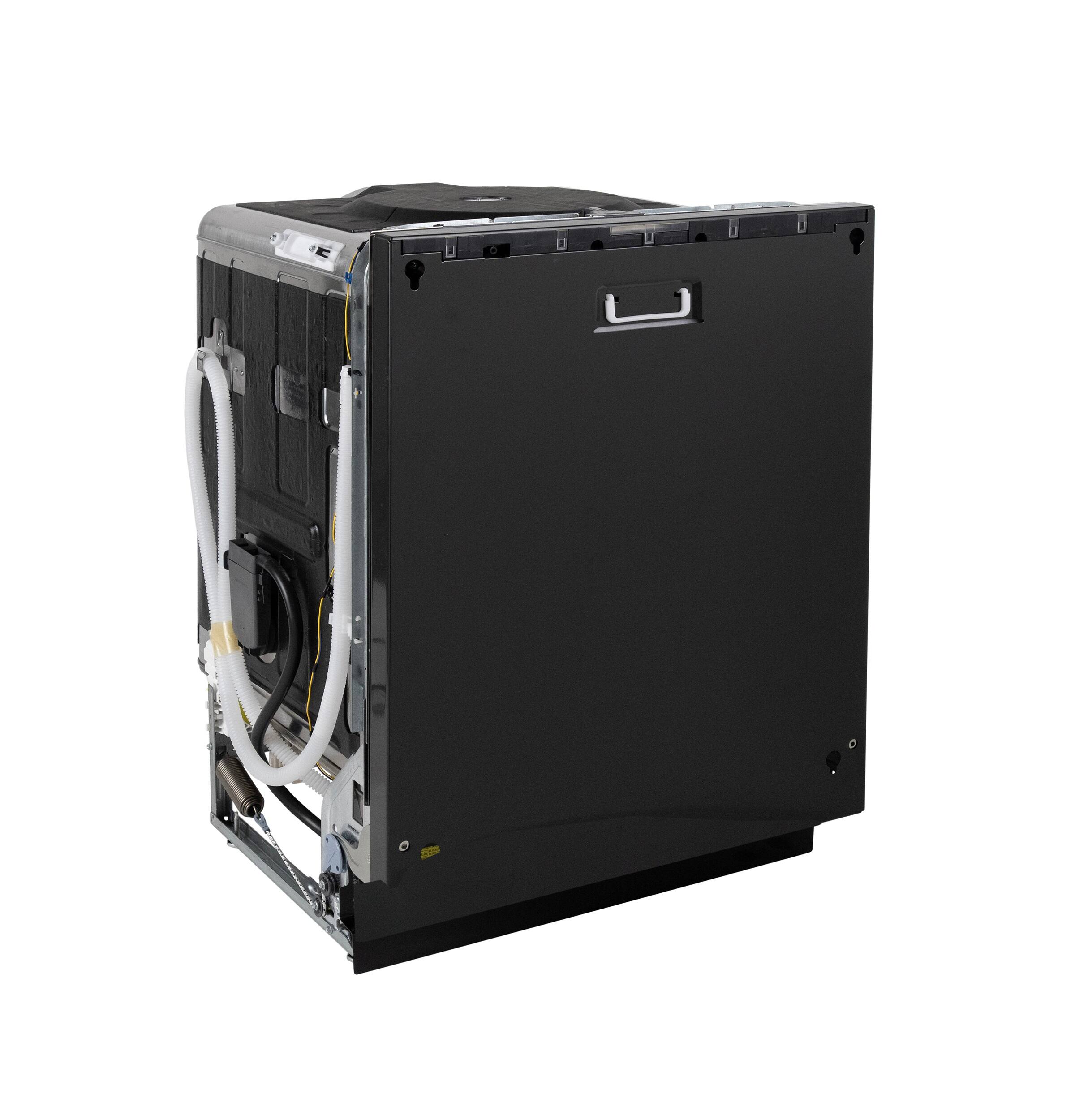 Alt View 12. GE Profile - 24" Top Control Smart Built-In Stainless Steel Tub Dishwasher w/ 3rd Rack, Microban Antimicrobial Technology, and 44 dBA - Custom Panel Ready.