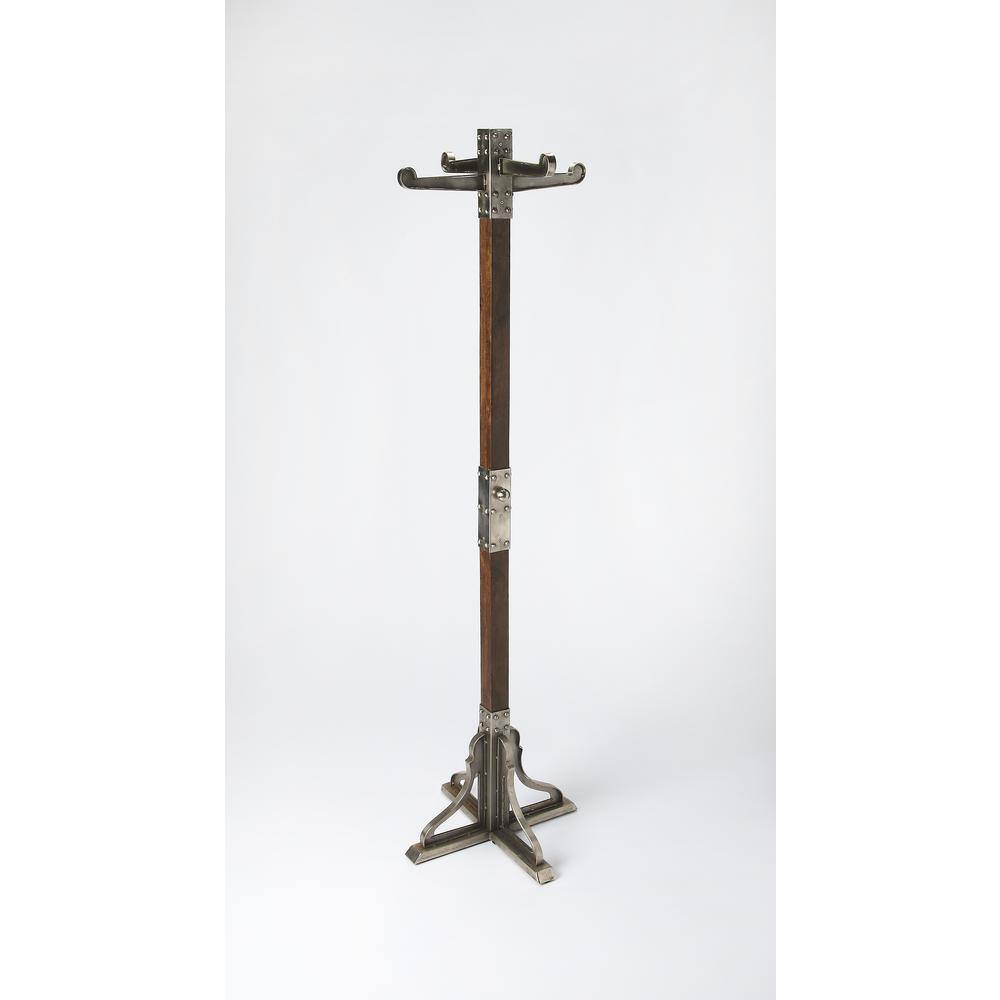 Front. Butler Specialty - Carston Industrial Chic Coat Rack - Multi-Color.