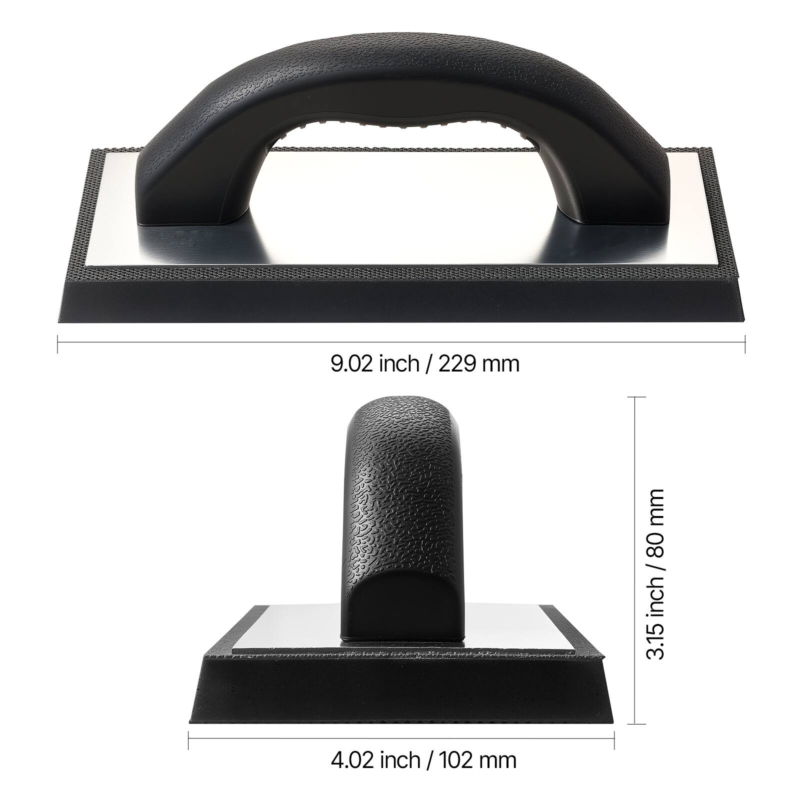 9.02 inch / 229 mm  
3.15 inch / 80 mm  
4.02 inch / 102 mm