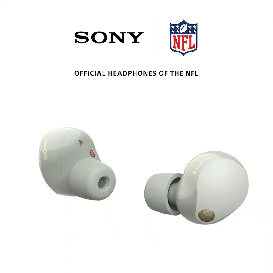 Sony WF1000XM5 True Wireless Noise Cancelling Earbuds Silver