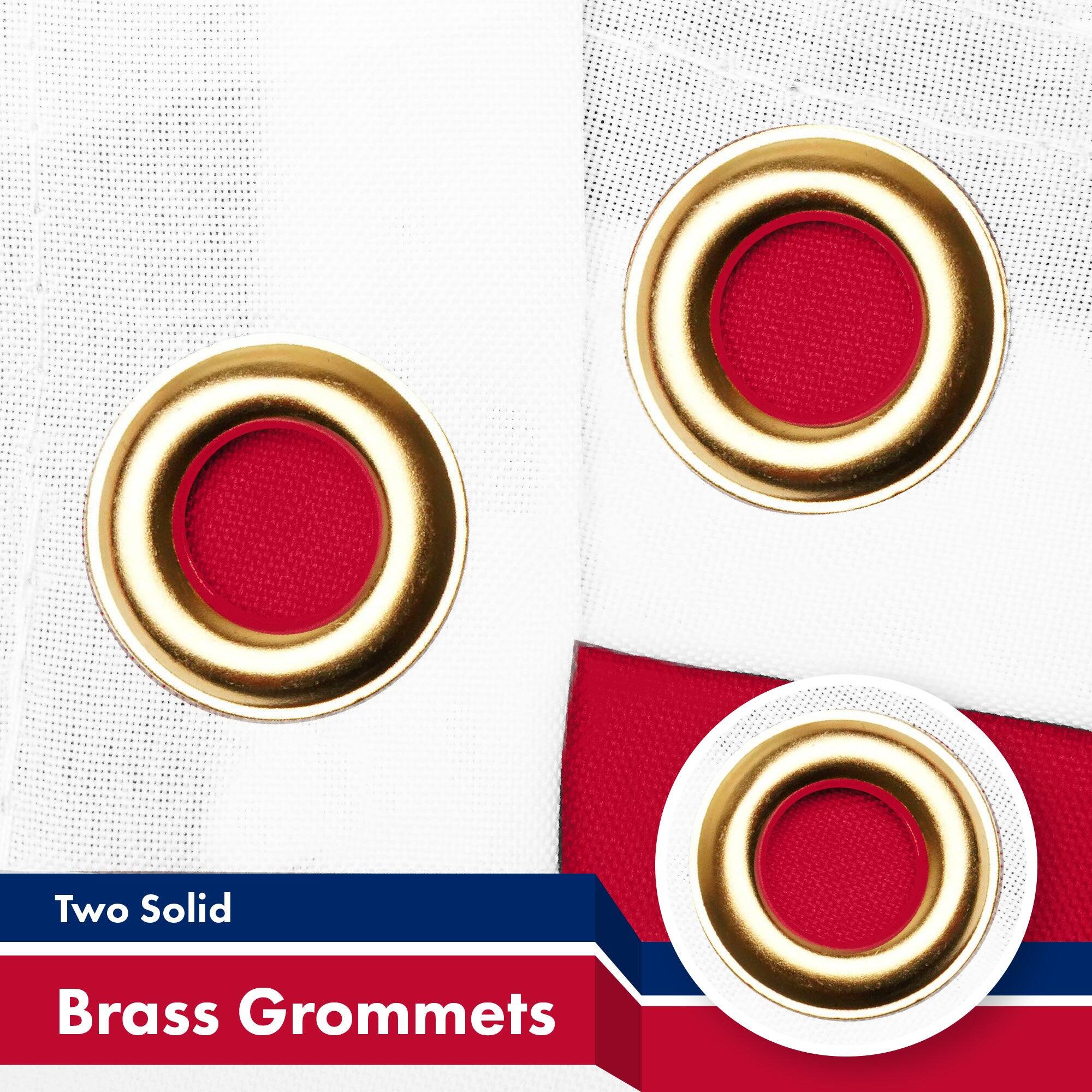 Two Solid Brass Grommets