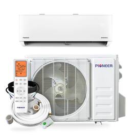 Pioneer - Quantum Ultra Low-Ambient 1-Zone 9,000 BTU 23 SEER2 Ductless Mini Split Inverter Heat Pump with 16 ft. Lines 110/120V - White
