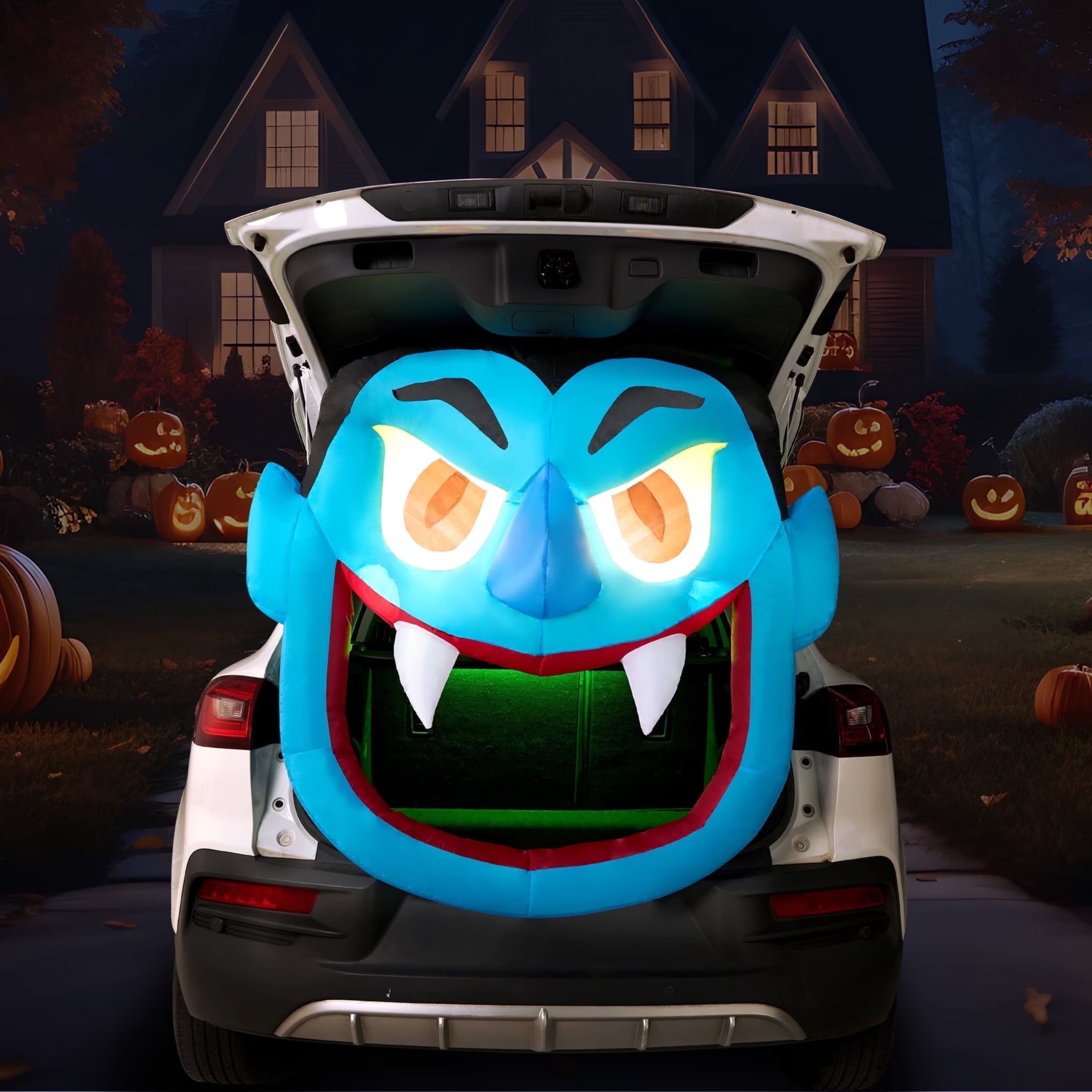 Joyfy - 4.5 FT Halloween Inflatable Vampire Decoration, Car Decorations with Built-in LED Light for Halloween Party Yard Garden - Multicolor price history on PriceWatchPro
