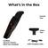 What's in the Box
Crevice Tool
Fabric Tool
Cordless Vacuum Cleaner (filter pre-installed)
USB Charging Cable