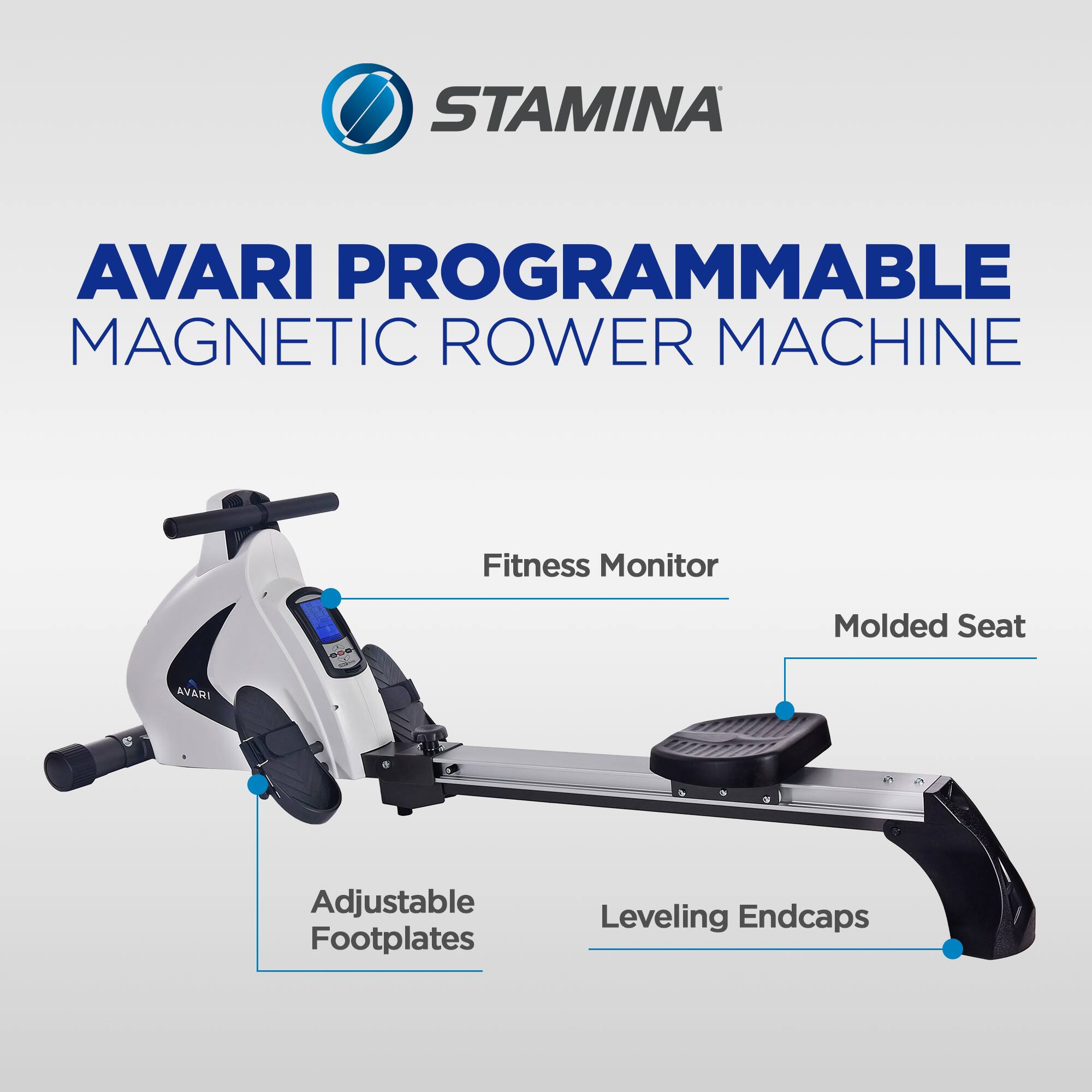 Stamina Products Avari 12 Program Cardio Exercise Monitor Magnetic ...
