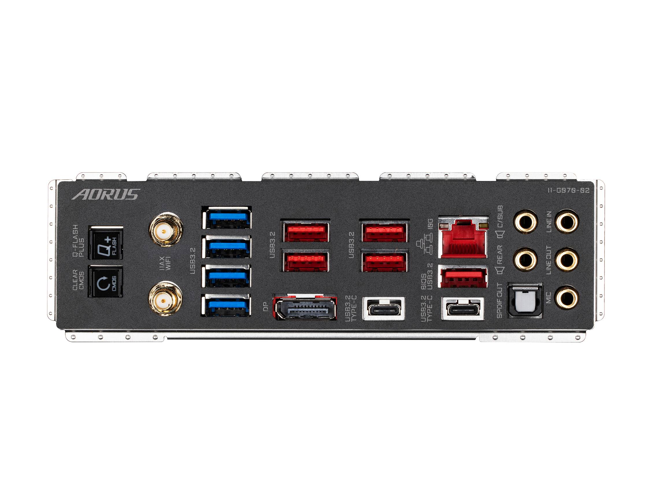 Alt View 14. GIGABYTE - Z690 AORUS MASTER Socket 1700 USB 3.2 Intel Motherboard with RGB Lighting - Black.