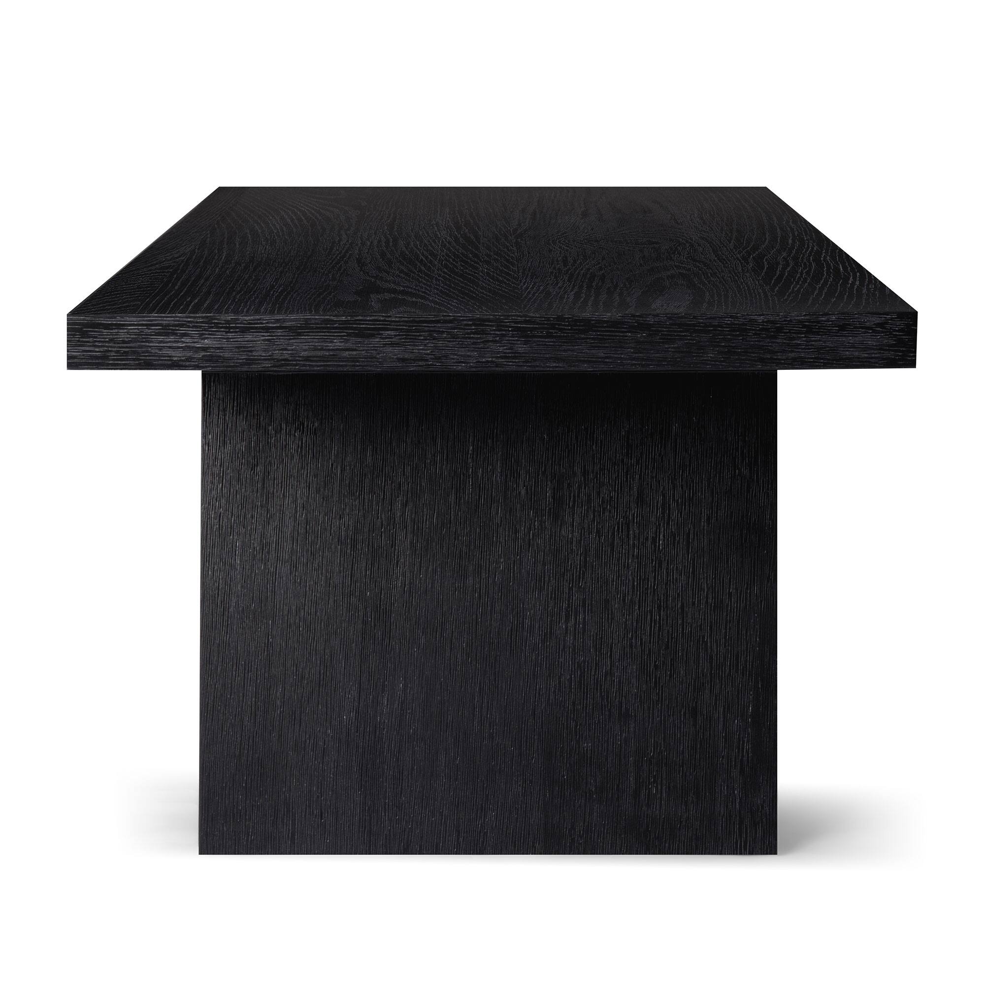 Alt View 10. Maven Lane - Maven Lane Marcella Wood Coffee Table, Contemporary Accent Table, Aged Black - Aged Black.