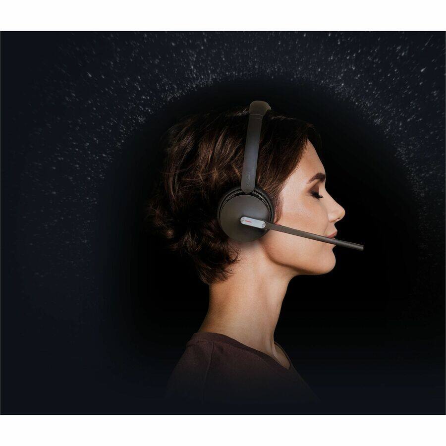 Alt View 1. Yealink - Yealink WH64 Headset - Microsoft Teams Certification - Stereo - Wireless - Bluetooth/DECT - 164 ft - 20 Hz to 20 kHz - Black.