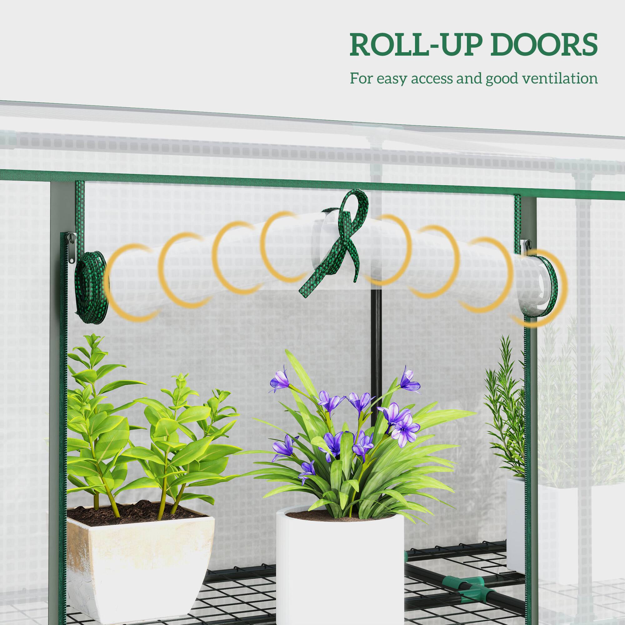 ROLL-UP DOORS  
For easy access and good ventilation