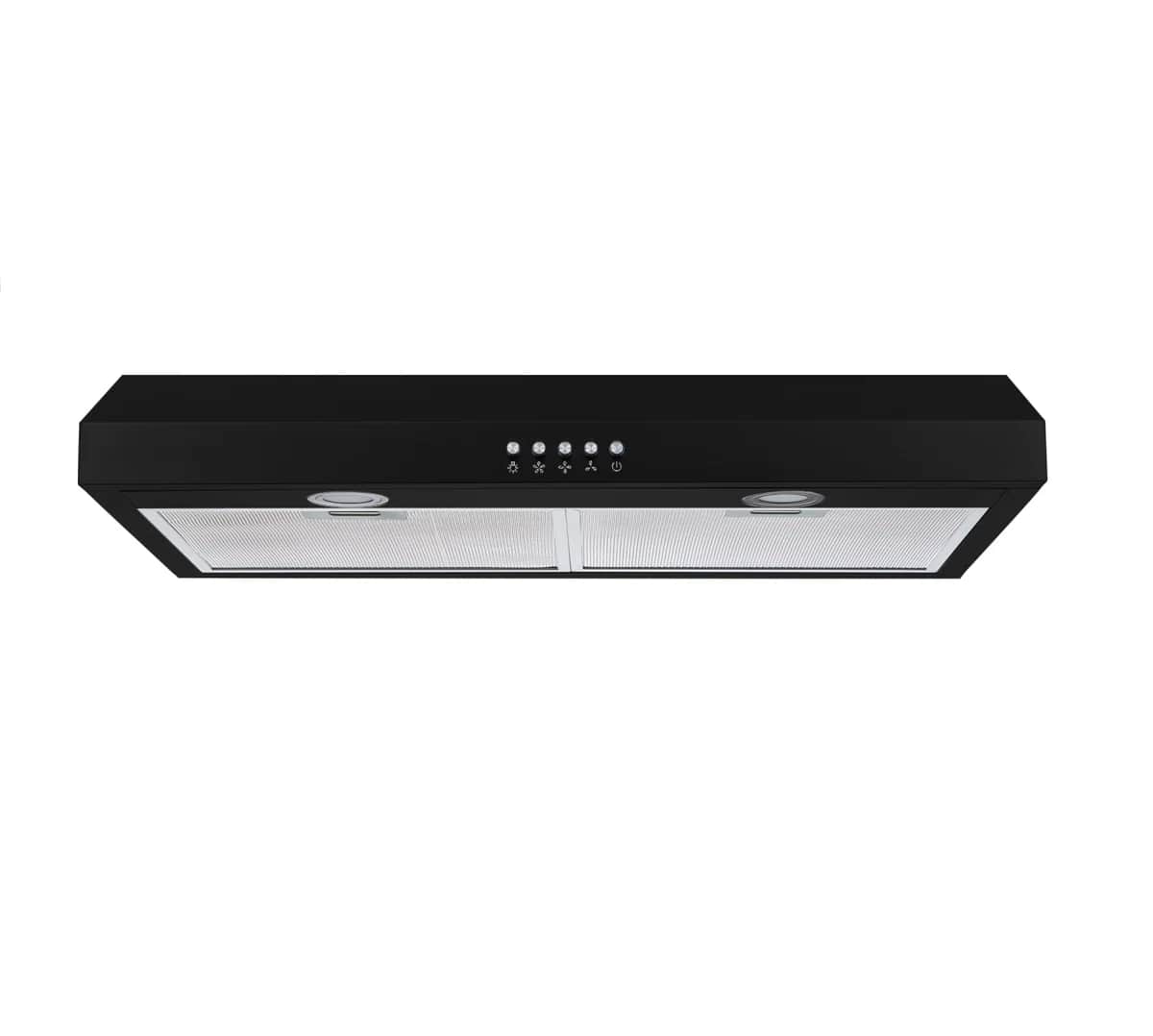 Winflo - 30 inches - Convertible - Under cabinet Range Hood - Black