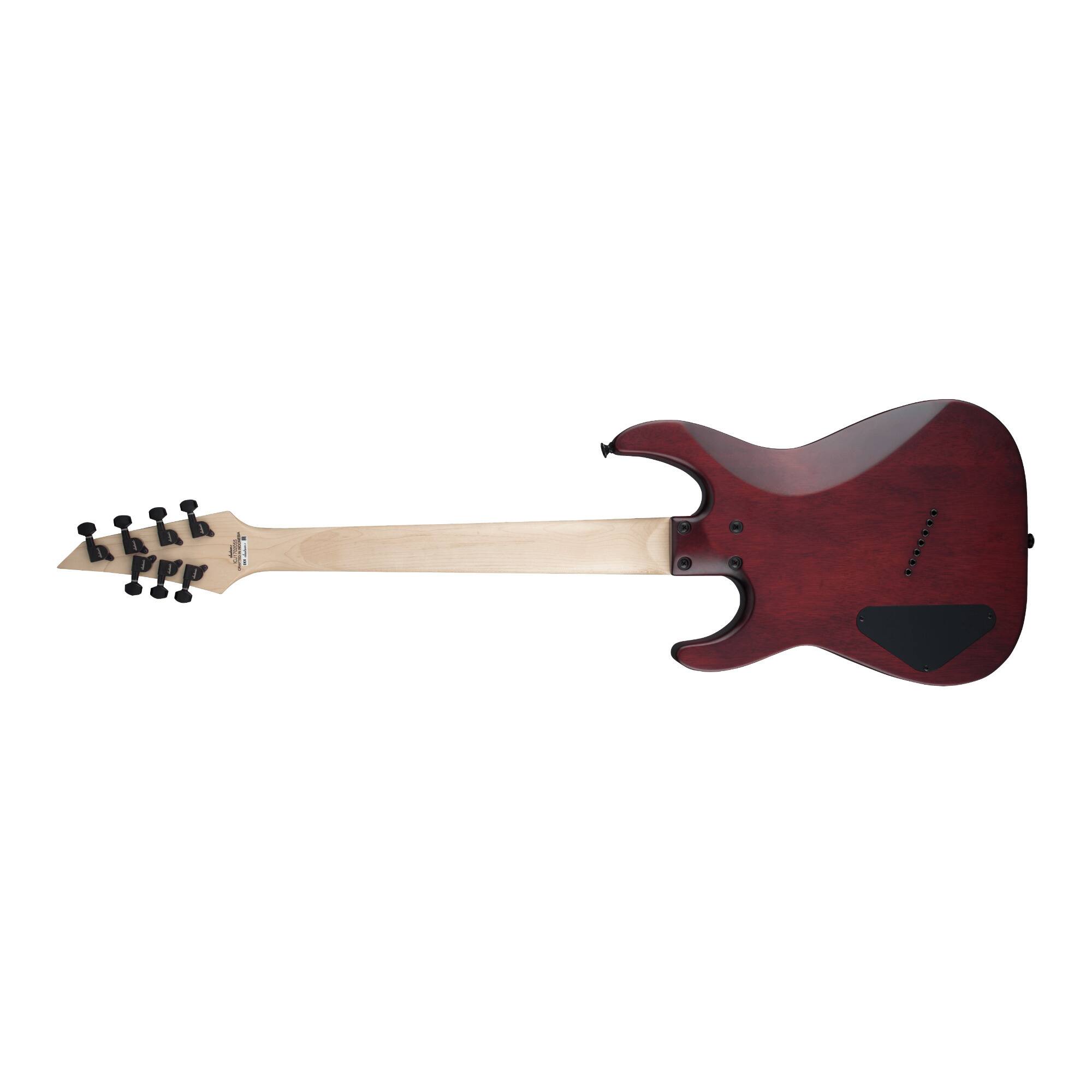 Angle. Jackson - Jackson X Series Dinky Arch Top DKAF7 MS 7-String (Strained Mahogany).
