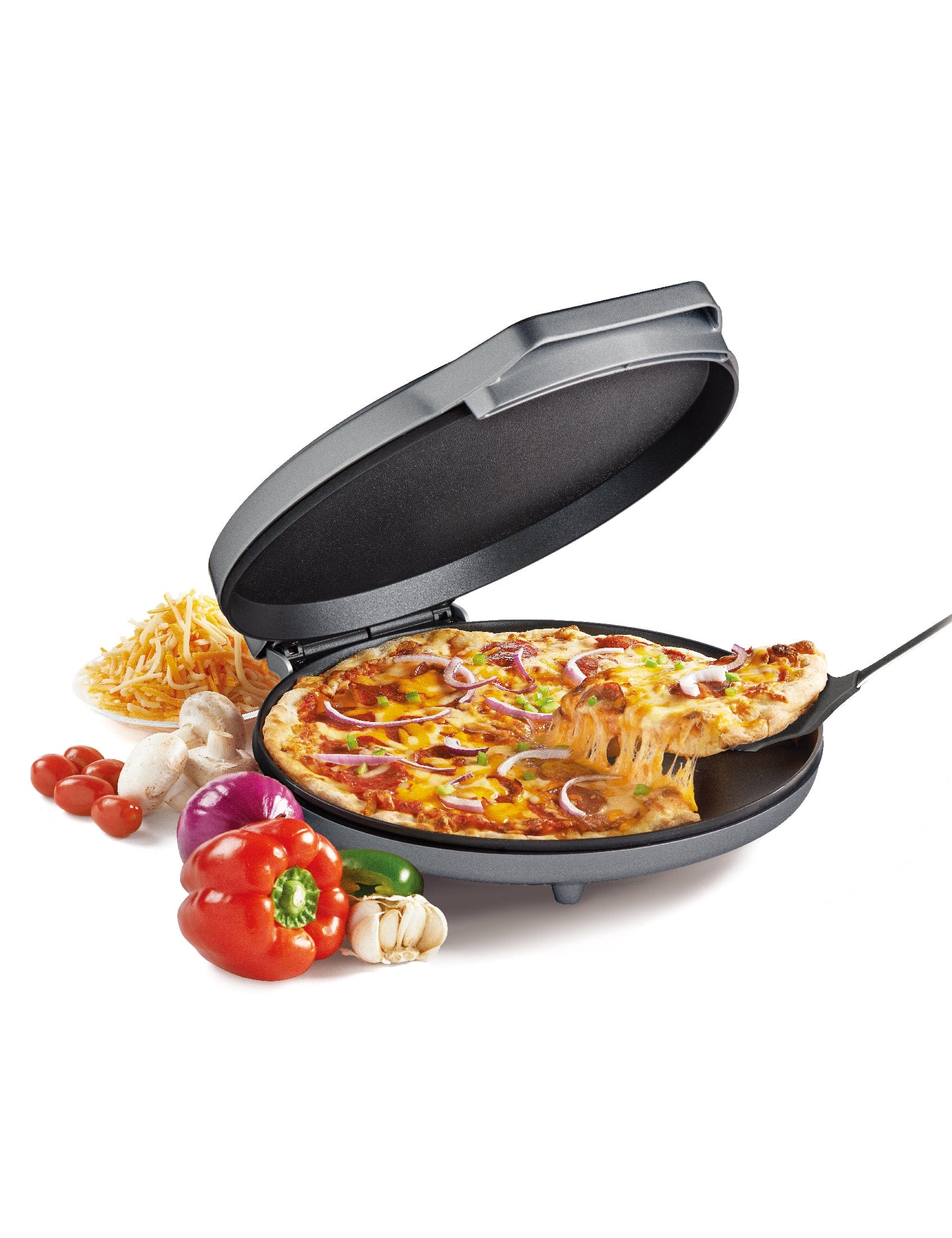 Betty Crocker - 12in Pizza Maker Plus - Sliver