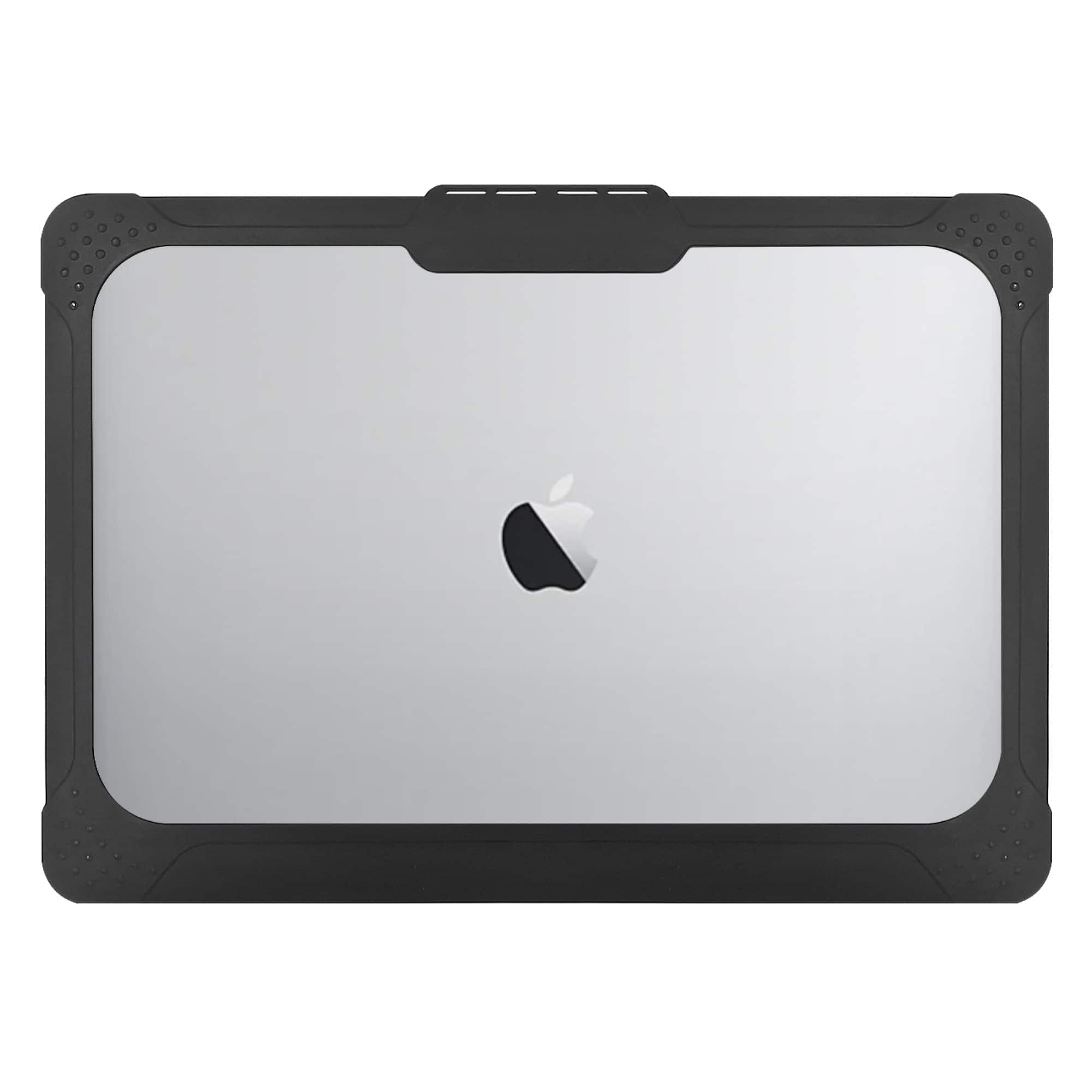 SaharaCase - Apple MacBook Air 13-Inch (M2 Chip) Pro Shield Case | Shock-Absorbing Corners | Hard Shell | Venture Series - Clear/Black