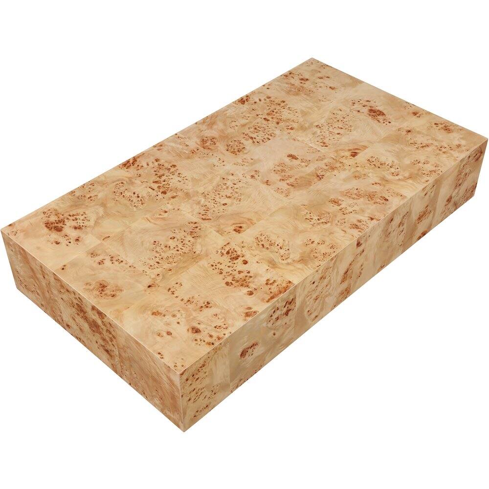 Alt View 3. Meridian Furniture - Otto Natural Coffee Table - Brown.