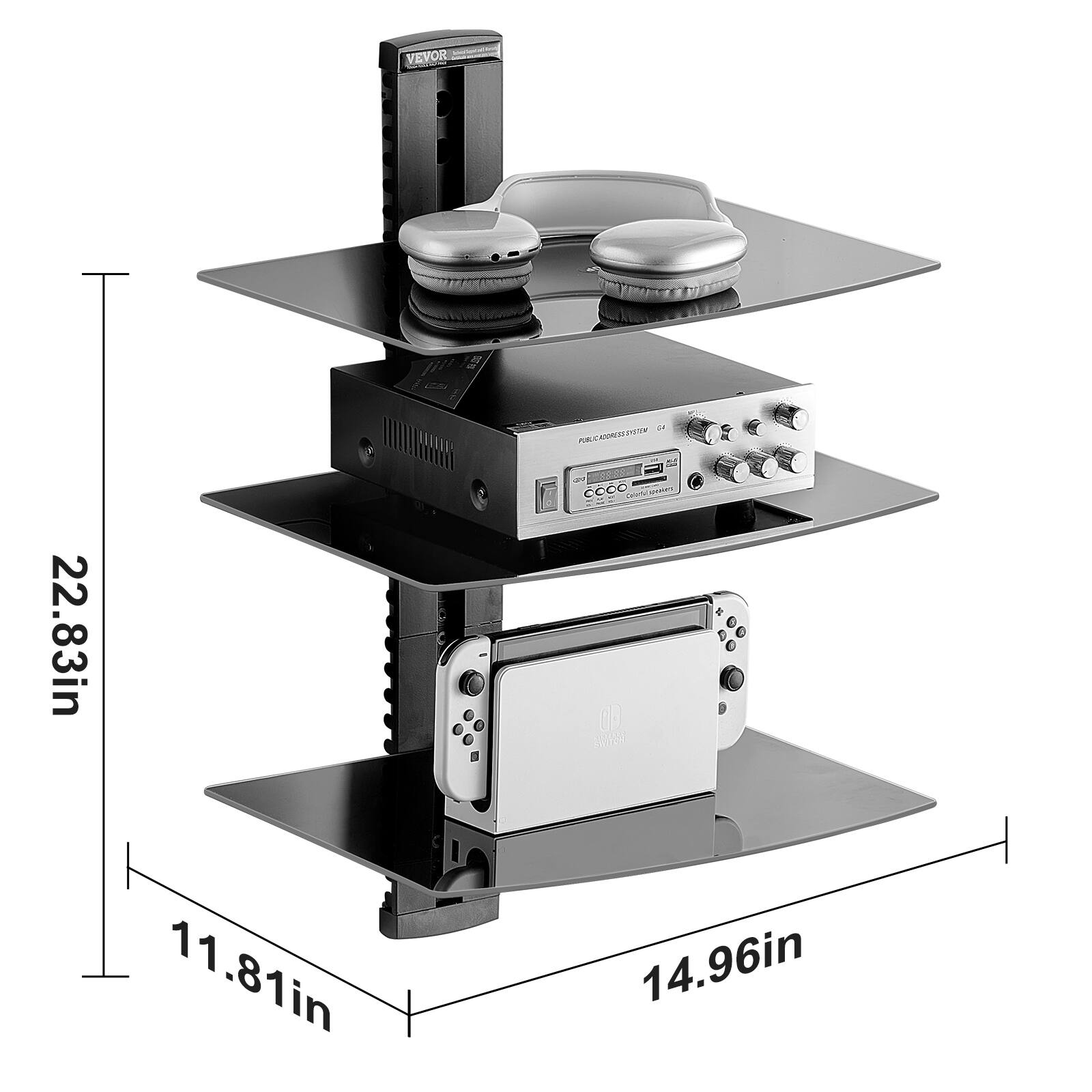 VEVOR LT MRAMOLNI  
22.83in  
11.81in  
14.96in