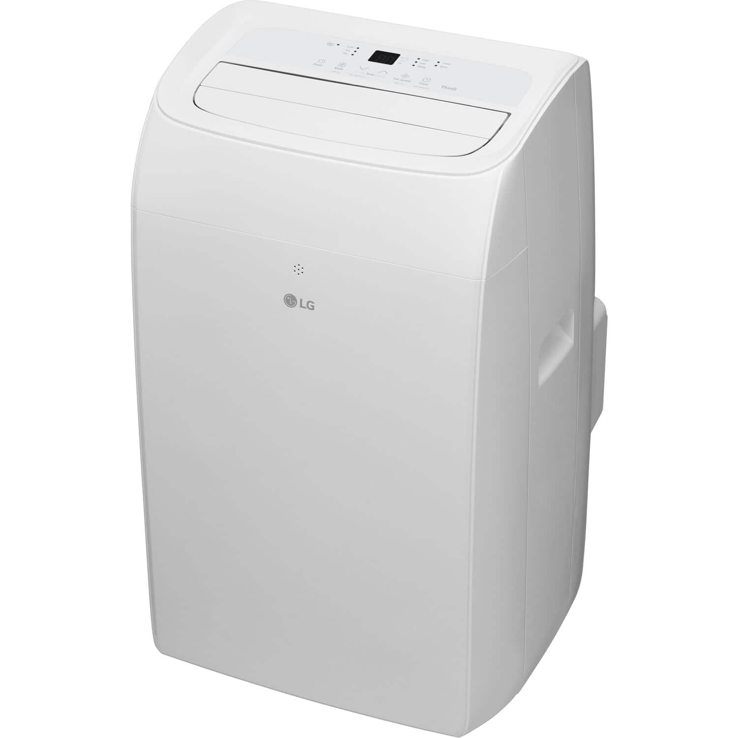 LG - 350 Sq. Ft. Smart Portable Air Conditioner 8,350 BTU - White - Front_Zoom