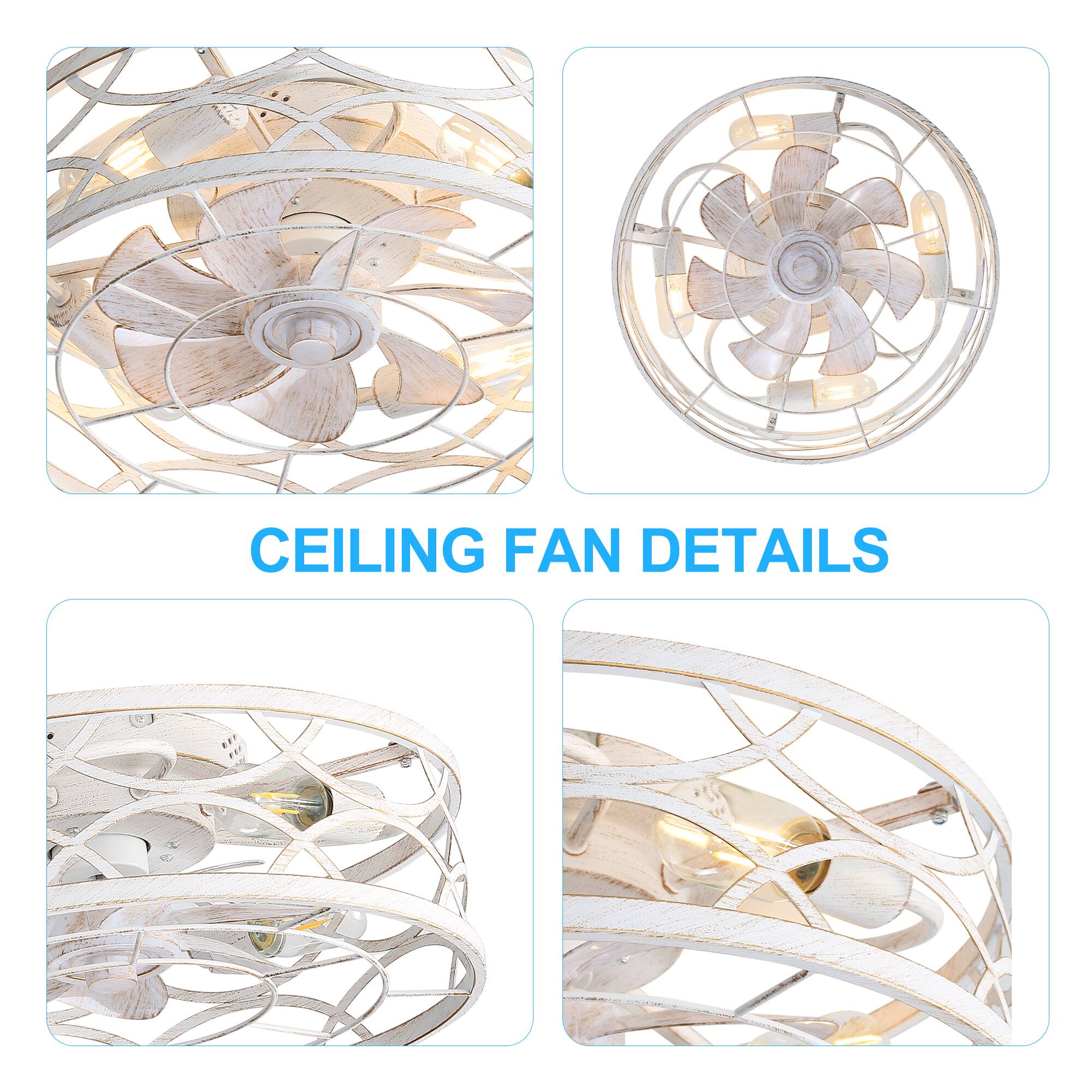 The text on the image is "CEILING FAN DETAILS".