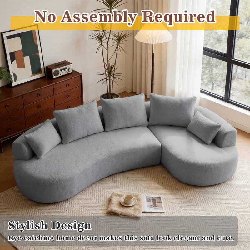 No Assembly Required

Stylish Design

Eye-catching home decor makes this sofa look elegant and cute.