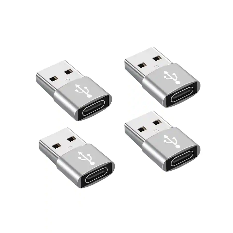 Usb R Adapter Qixxronics Female USB C to Male USB Adapter (4 PACK) USB C to USB ...