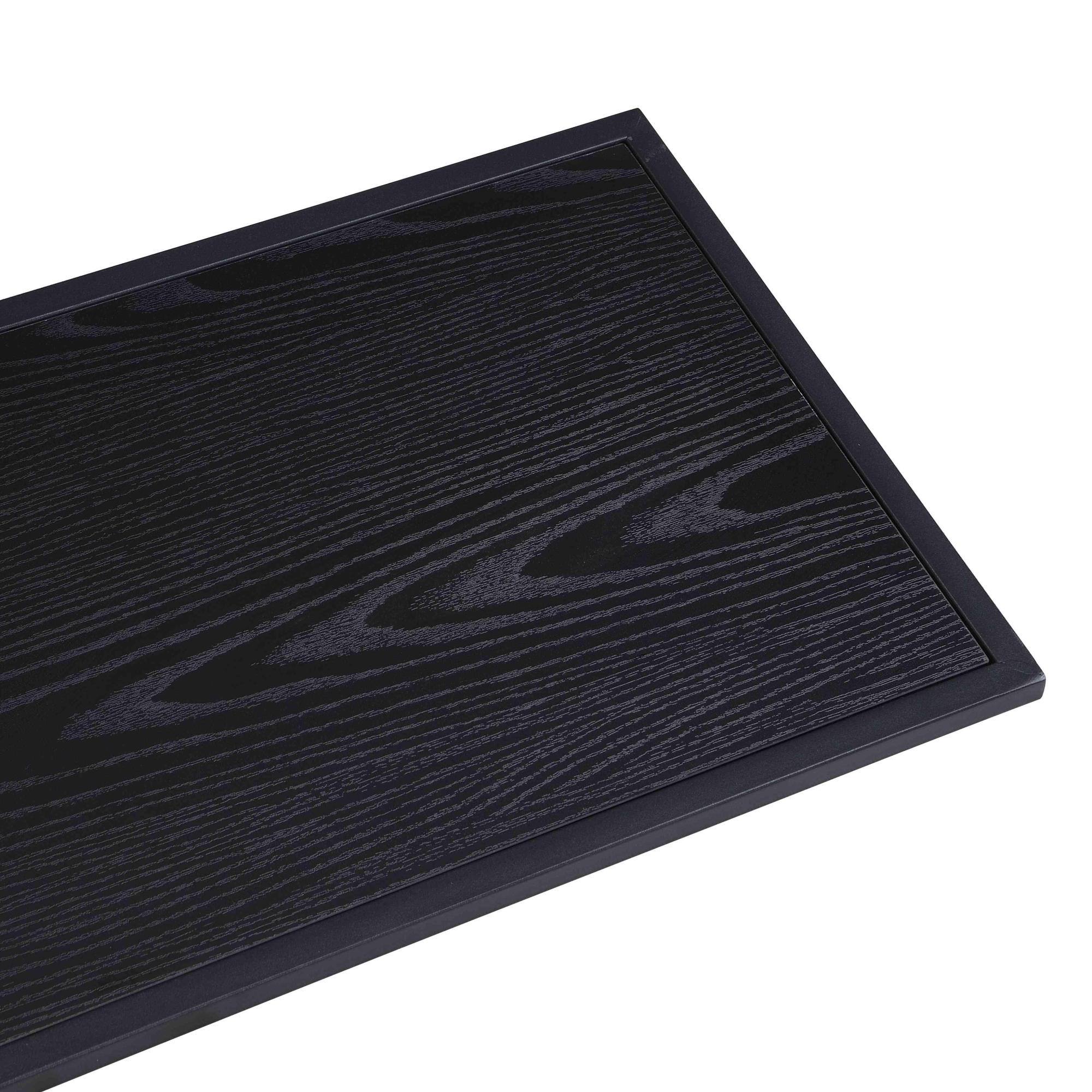 Alt View 7. GOODSILO - Modern Sailboat-Inspired Industrial Bookshelf with Drawer, Freestanding Storage Shelf for Living Room and Office Decor - Black.